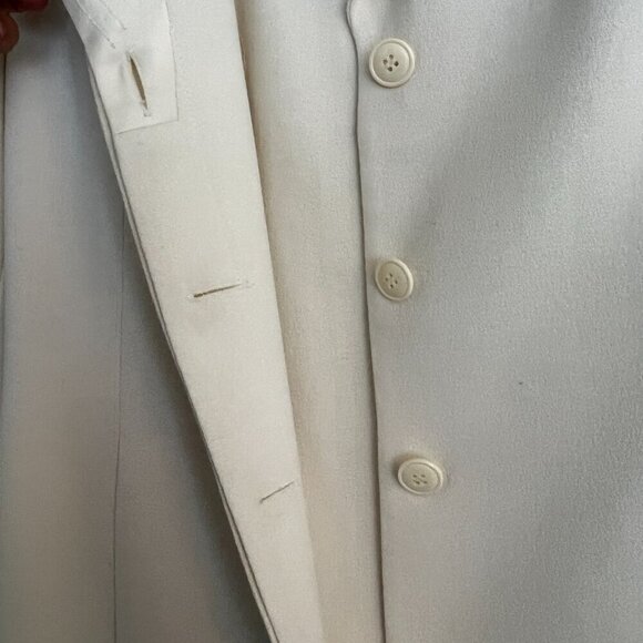 Kasper ASL Skirt Suit Size 10 NEW Two Piece Set Vintage White Career Business - Picture 4 of 16